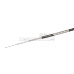 Coupled core coaxial cable