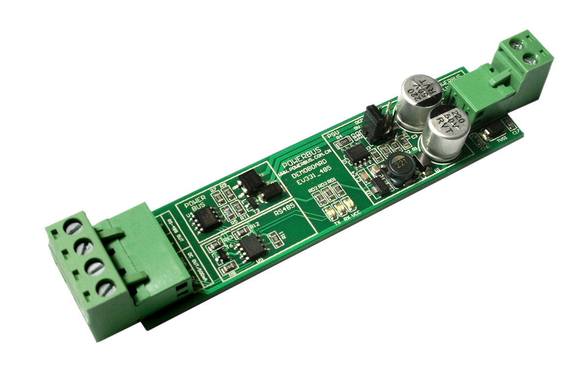 Evaluation board Pb331 to RS485 evaluation board