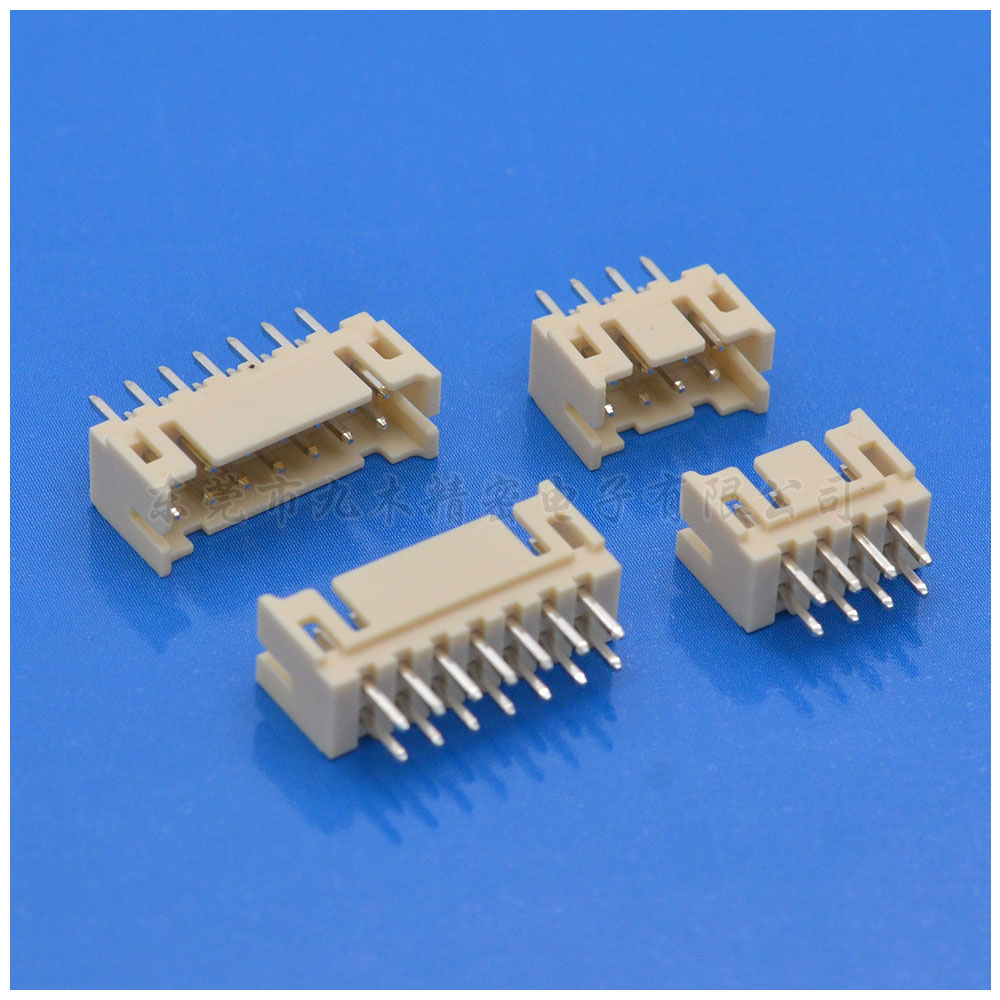 厂家定制JST PHD2.0间距双排180度针座插板连接器WAFER JST PHD2.0