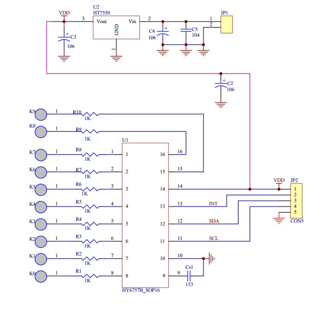 chip HY6757B