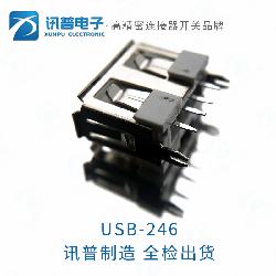 2.0USB插座 USB-246-BRW USB-246-BRW