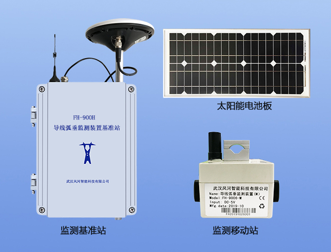 北斗差分导线弧垂监测系统 FH-900H
