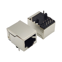 network interface Single port RJ45 seat with shield and shrapnel