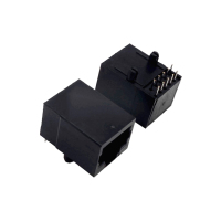 network interface Single port vertical network interface with lamp RJ45