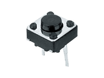 6.0*6.0中两脚立式轻触开关 T6A50621L10