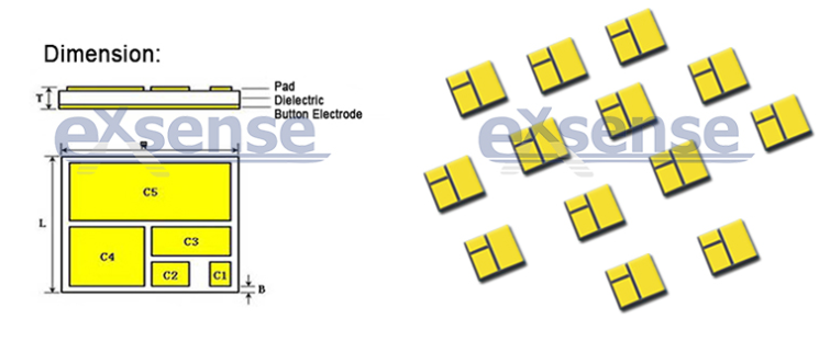 二进制多电极型芯片电容 680(681)