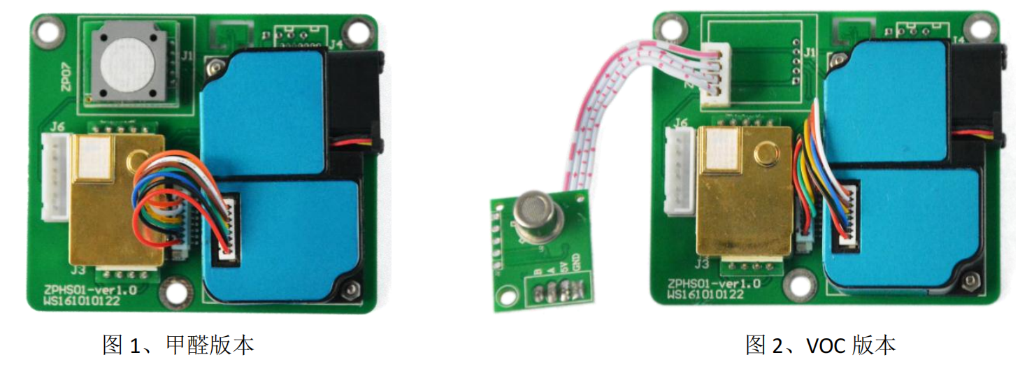 winsen炜盛ZPHS01多合一气体传感器模组甲醛VOC激光粉尘传感器 ZPHS01