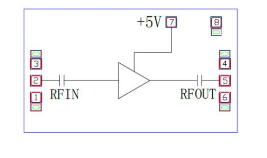 GaAs low noise amplifier chip MH1000