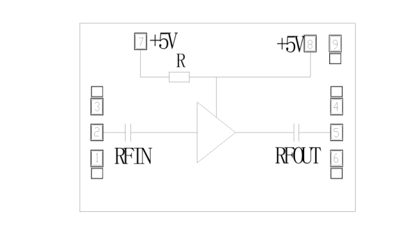 GaAs low noise amplifier chip MH224