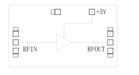 GaAs low noise amplifier chip MH226