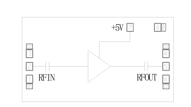 GaAs low noise amplifier chip MH299