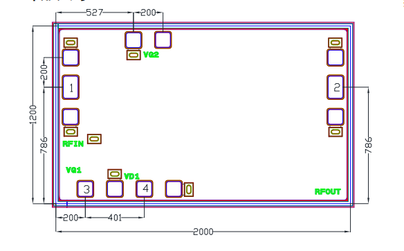 GaAs low noise amplifier chip MH1019