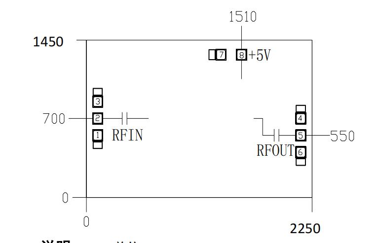 GaAs low noise amplifier chip MH246