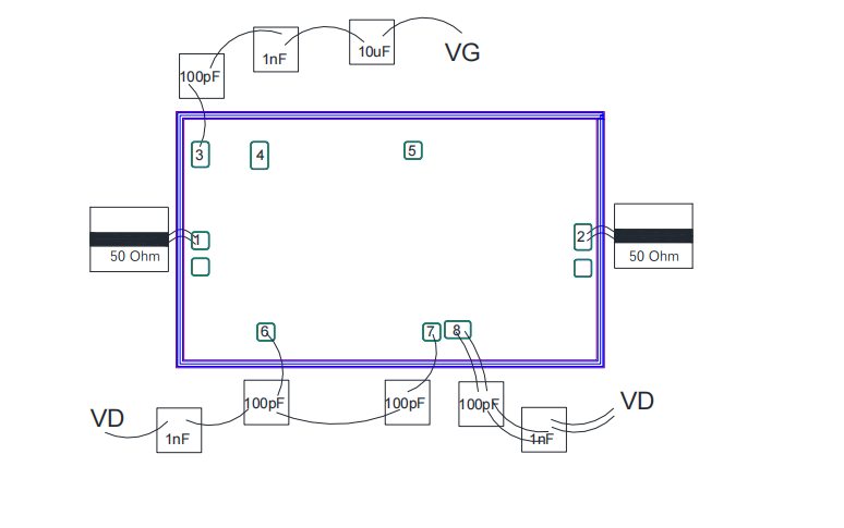 GaAs power amplifier chip MH359