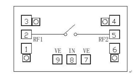 GaAs switch chip MH402