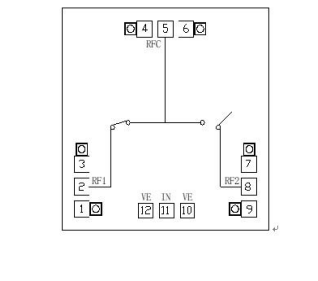 GaAs switch chip MH415