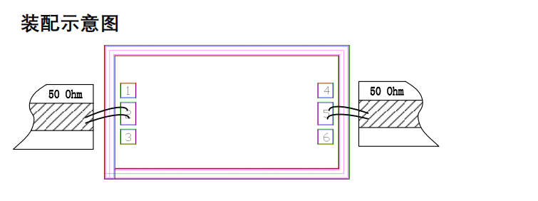 GaAs filter chip MH166