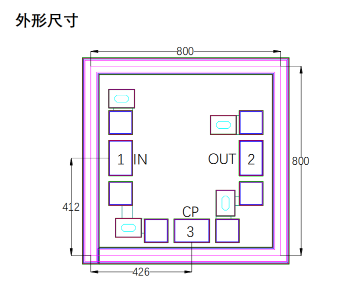 GaAs broadband power load chip MH070