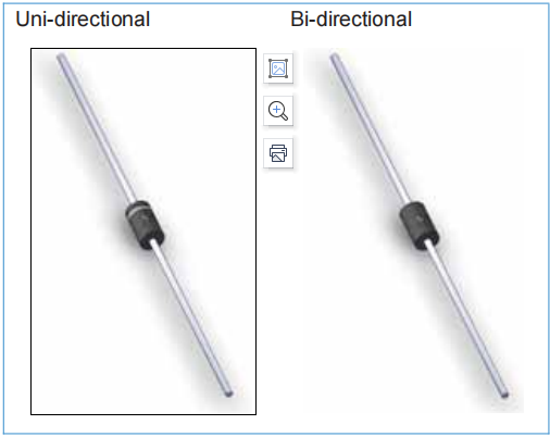 轴向引线瞬态电压抑制器 P4KE12A