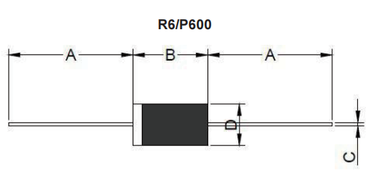 轴向引线瞬态电压抑制器 TH8S43A