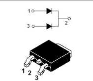 Power Schottky diode MBRD20150CT