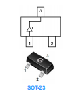 ESD保护二极管 PJSOT12C