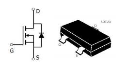 MOS field effect transistor GMS2306ALB