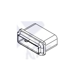 MICRO防水USB母座 MTKBF05WT1ADHNPP IPX8