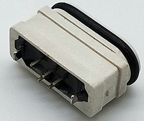 MICRO防水USB母座 MTKBF05ED1DDWNPP IPX7