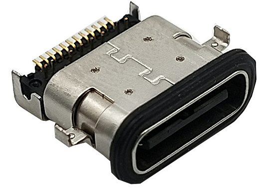 TYPE-C3.1防水USB母座 MTKEF16ED2AWWNG1N IPX7